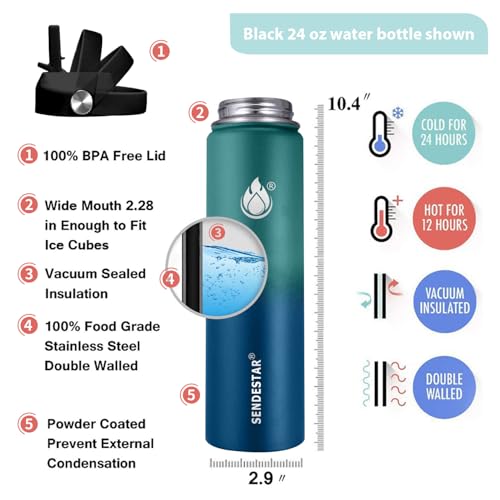 Insulated Water Bottle 24 OZ