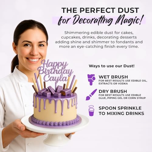 Purple Luster Dust Edible 20g