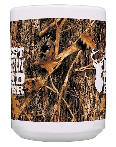 Best Buckin Dad Ever Camo 15oz Coffee Mug (2 Count)