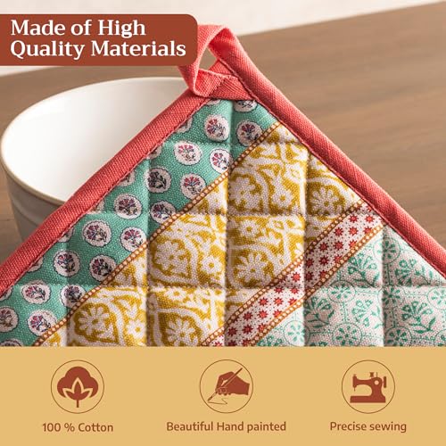 Pot Holders 100% Cotton Potholders (2 Count)