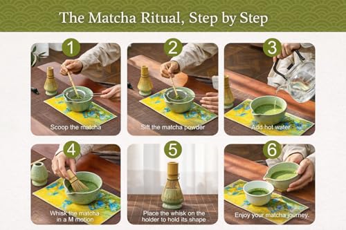 Matcha Whisk Set 8Pcs