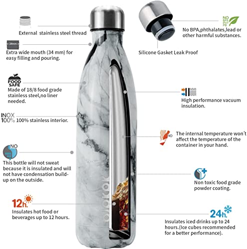 25 oz Small Insulated Water Bottle