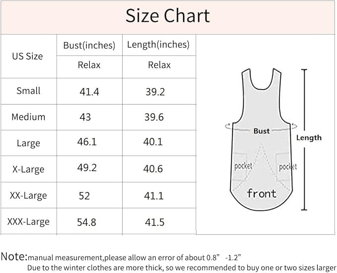Women's Pinafore Square Apron Baking Cooking Gardening Works Cross Back Cotton