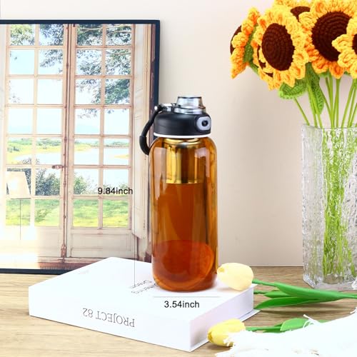 34oz tea bottle with infuser