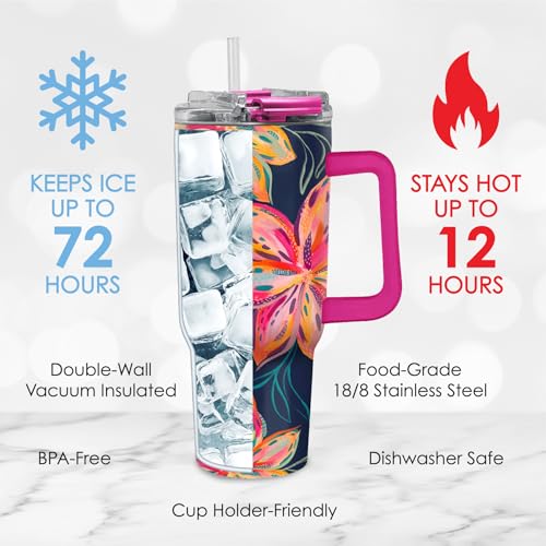 18 8 Stainless Steel Insulated Water Tumbler with Straw