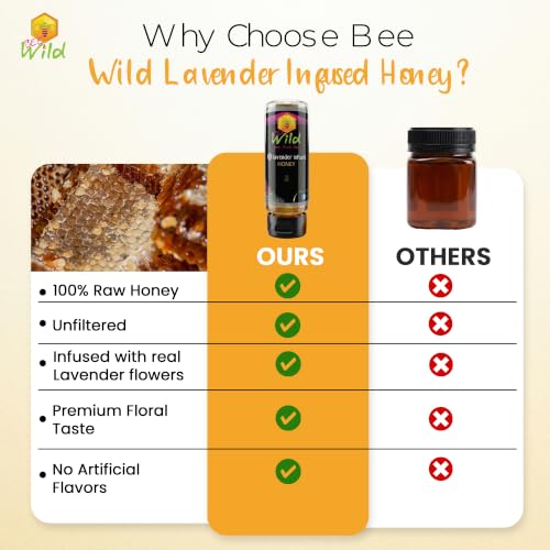 100% Pure Lavender Infused Honey (12 Ounce)