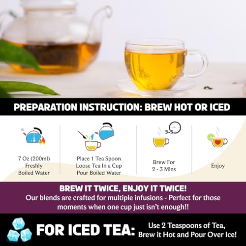 Darjeeling Tea Leaves from Hills of Himalayas (3.53 Ounce)