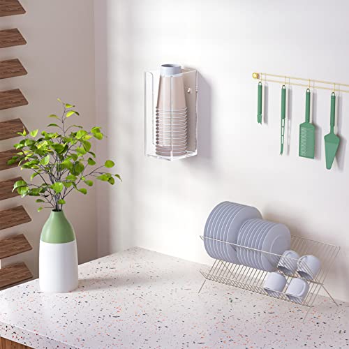 Acrylic Coffee Cup and Lid Storage Organizer Holder