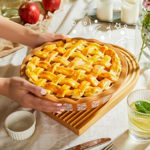 Porcelain Deep Fluted Pie Dish for Baking