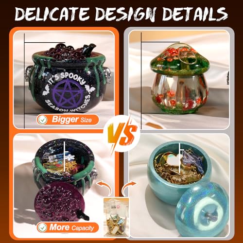 LET’S Resin Witch Cauldron Resin Mold
