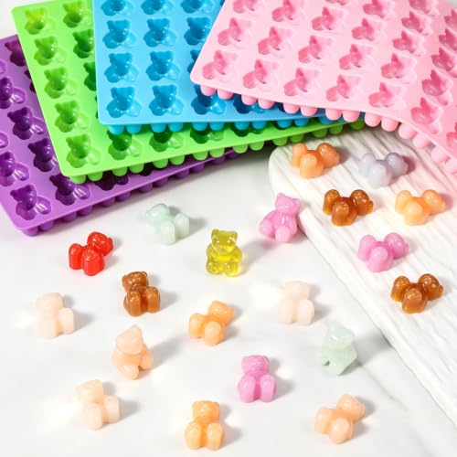 4 Pack Large Gummy Bear Molds Candy Molds
