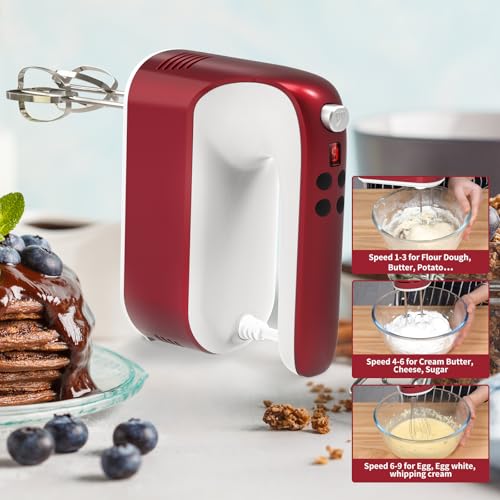 9 Speed Digital Hand Mixer Electric