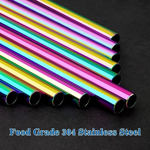 14PCS Stainless Steel Straws Fit for 30oz Stanley Tumblers
