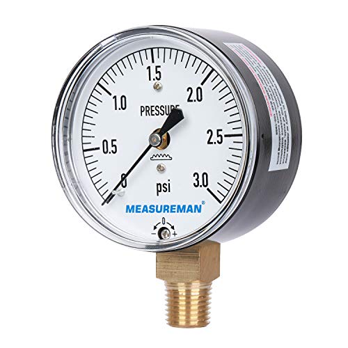 Diaphragm Type Capsule Low Pressure Gauge 3psi