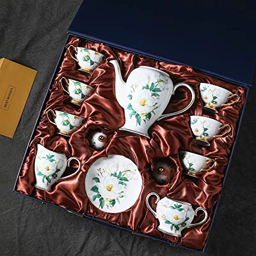 Chinese Bone China Coffee Tea Set