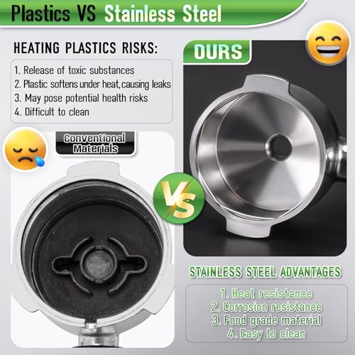 51mm 2 Ear Portafilter for DeLonghi EC260
