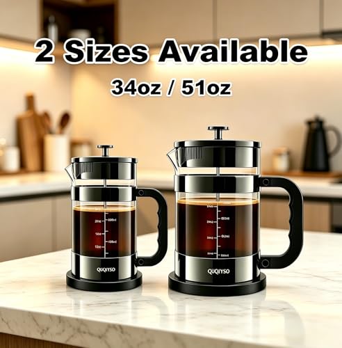 French Press Coffee Maker 34oz