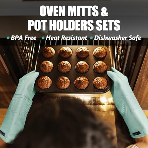 2 Pack Silicone Pot Holders for Kitchen
