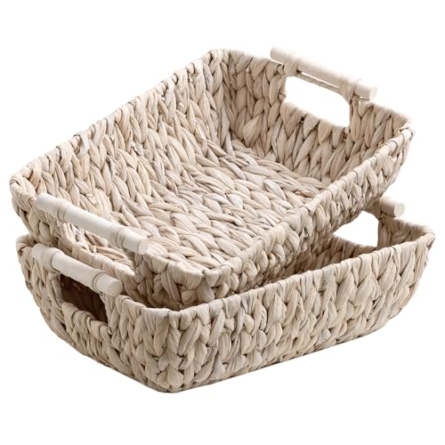 Wicker Baskets for Storage (2 Count)