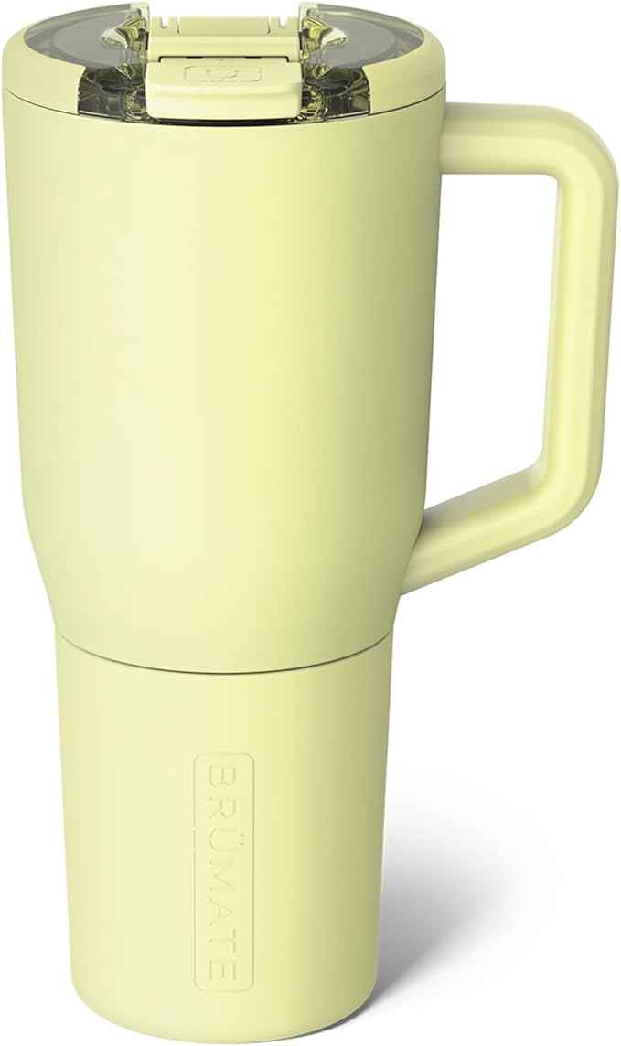 BrüMate Müv - 35oz 100% Leak Proof Insulated Coffee Mug with Handle & Lid - Stainless Steel Coffee Travel Mug - Double Walled Coffee Cup (Prickly Pear)