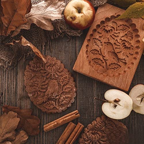 Wooden Springerle Cookie Molds for Baking