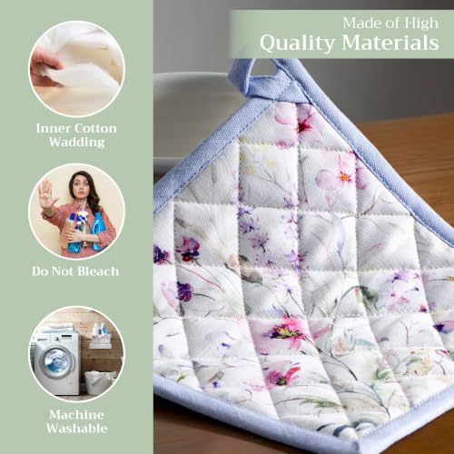 Pot Holders 100% Cotton Potholders (2 Count)