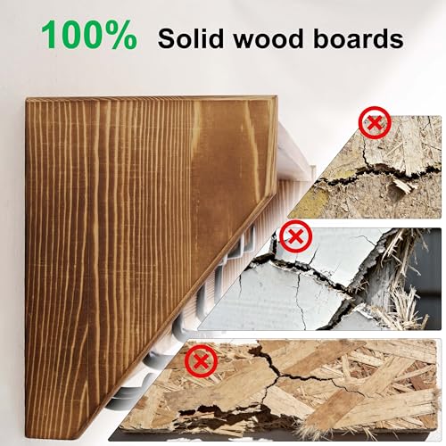 Wall Shelf with Hooks