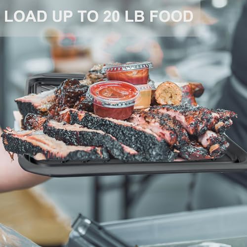 Grilling Prep and Serving Tray with Lid