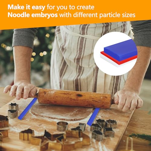 6Pcs Silicone Rolling Pin Guides (6 Count)