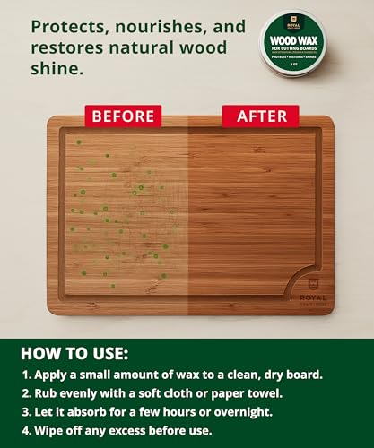 Wooden Cutting Boards for Kitchen Meal Prep & Serving (3 Count)