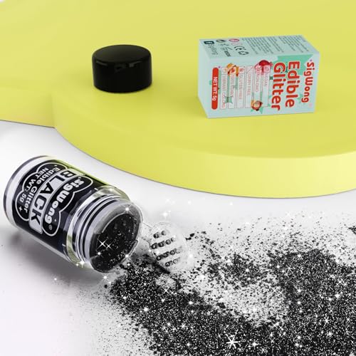 Black Edible Glitter