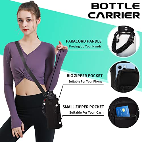 32OZ Water Bottle with Straw & Strap (9 Count)