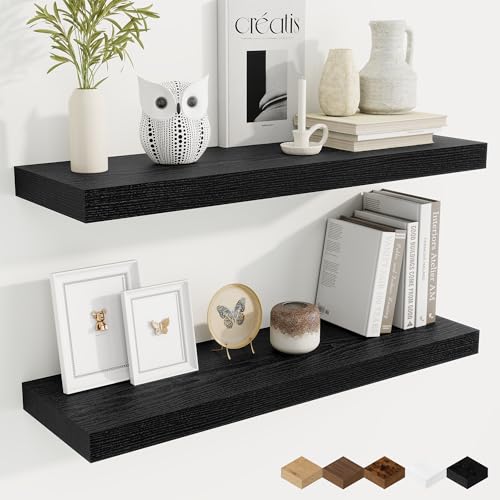 9.3Inch Deep Floating Shelves for Wall (2 Count)
