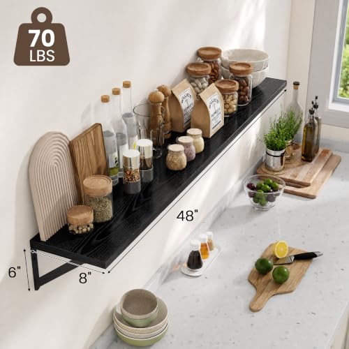 Wall Mounted Floating Shelves Set of 2 (2 Count)