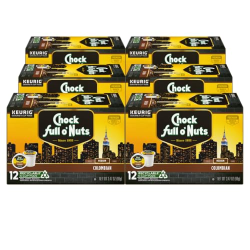 K-Cup Pods - Colombian, 6 Packs of 12 K-Cup Pods (72 Count)