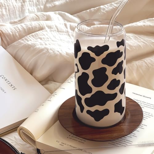 Cow Glass Can