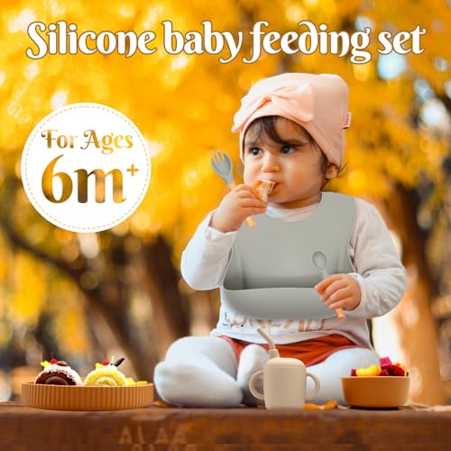 Silicone Baby Feeding Set 21 Pcs