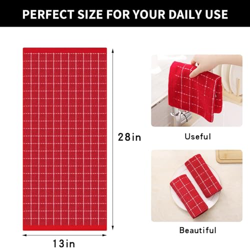 100% Cotton Terry Kitchen Towels (6 Count)