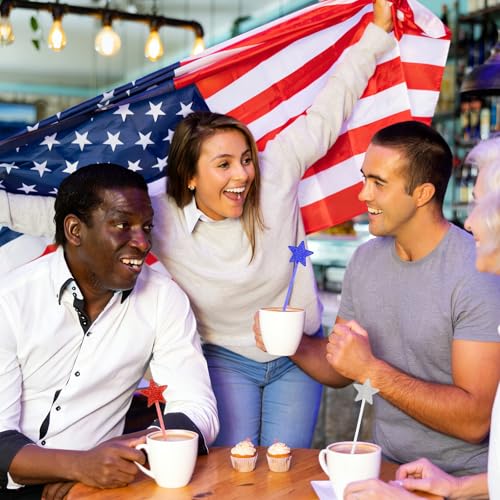 36Pcs 4th of July Cocktail Stirrers