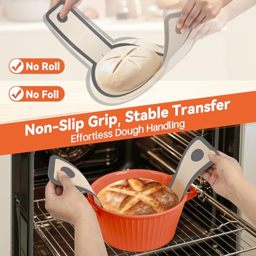 2Pc Silicone Bread Sling for Dutch Oven Sourdough Baking Tools