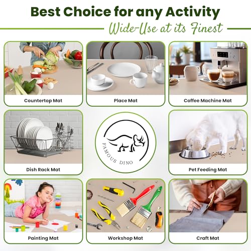 Large Silicone Mat 28" x 20" Multipurpose Mat Thick Heat Resistant