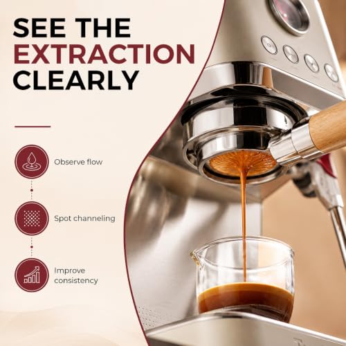 E2 Gen3 Espresso Machine with Bottomless Portafilter Combo Set (2 Count)