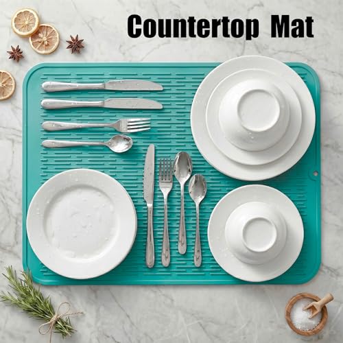 Silicone Dish Drying Mat for Multiple Usage