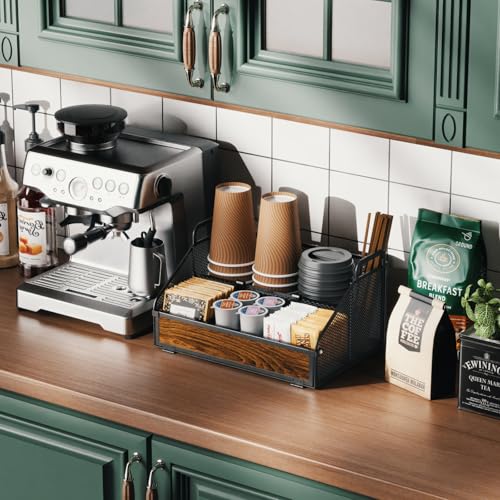 Countertop Coffee Station Organizer