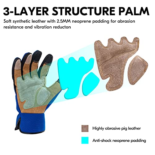 1 Pair Gardening Gloves Men