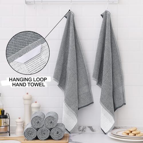 380 GSM Cotton Premium Kitchen Towels 12 Pack (12 Count)