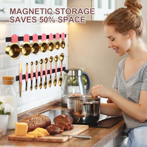 16 Piece Magnetic Measuring Cups & Spoons Set (15 Count)
