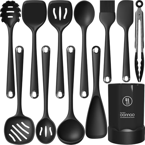 Silicone Kitchen Utensils Set (12 Ps)