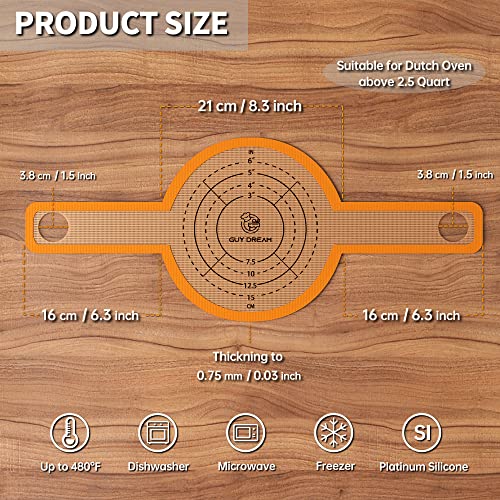 GUYGUYDREMAT Bread Sling for Dutch Oven (2 Count)