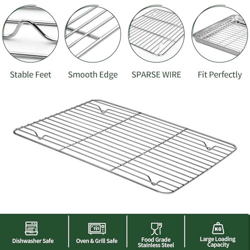 Baking Sheet with Cooling Rack Set